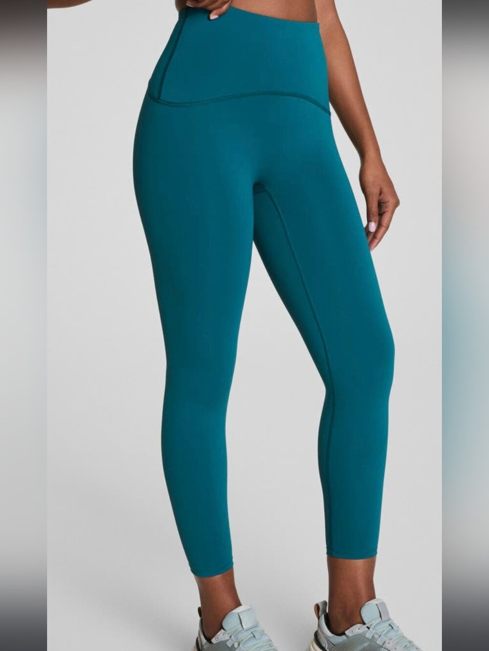 Spanx Booty Boost Teal Full Length Leggings L